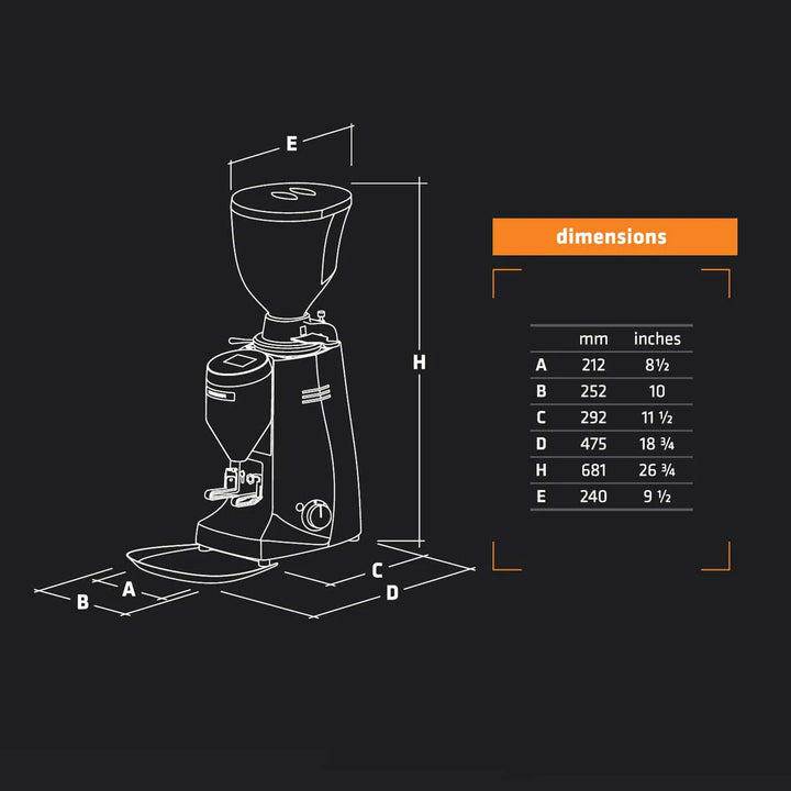 Mazzer Major V Electronic Black